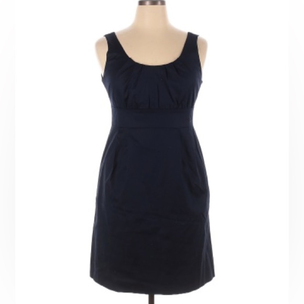 NWT J. Crew Navy Sleeveless Dress Size 14